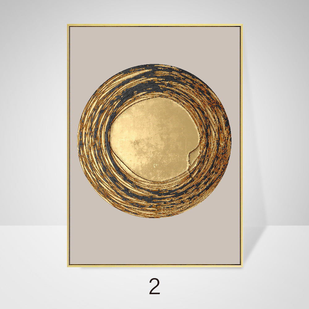 Modern Gold Leaf Wall Art