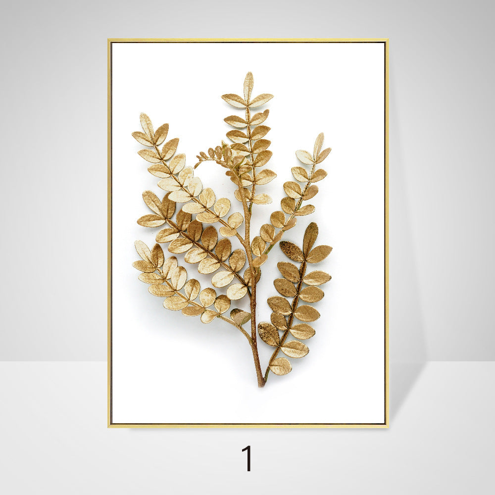 Modern Gold Leaf Wall Art