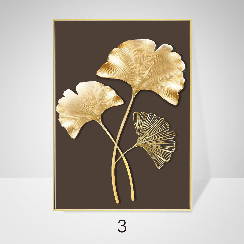 Modern Gold Leaf Wall Art
