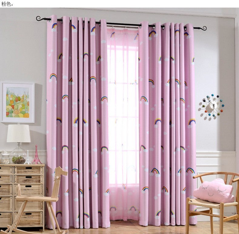 Rainbow Children Boys And Girls Bedroom Den Blackout Curtain
