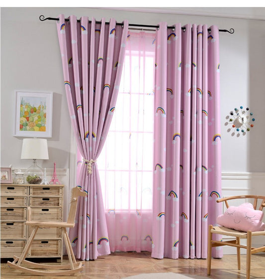 Rainbow Children Boys And Girls Bedroom Den Blackout Curtain