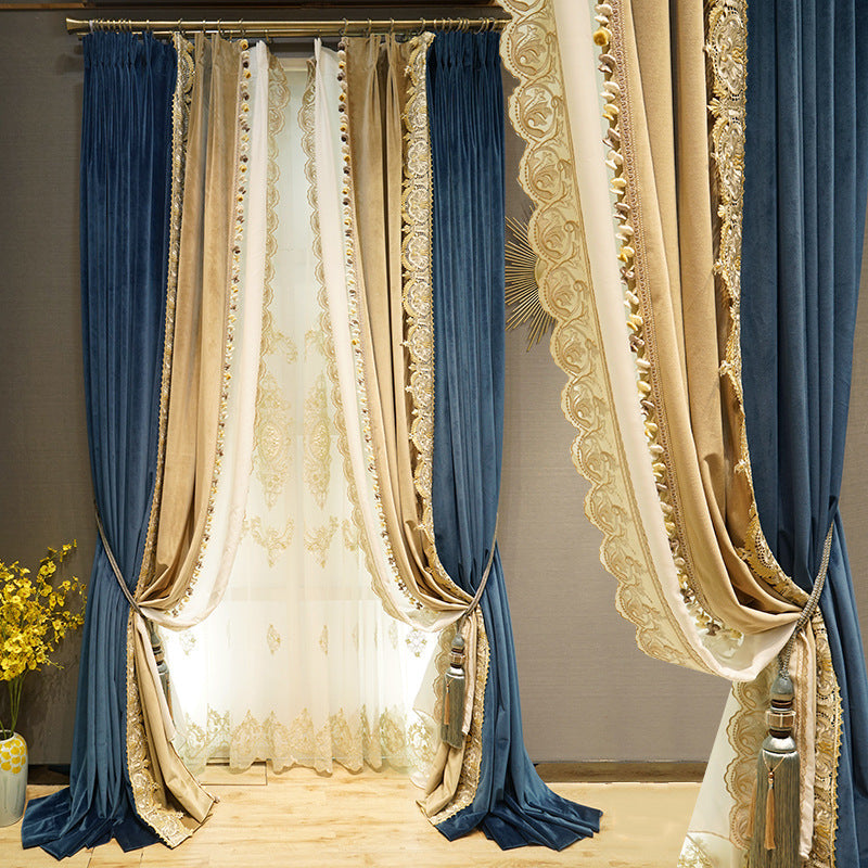 Water-soluble Embroidered Curtain