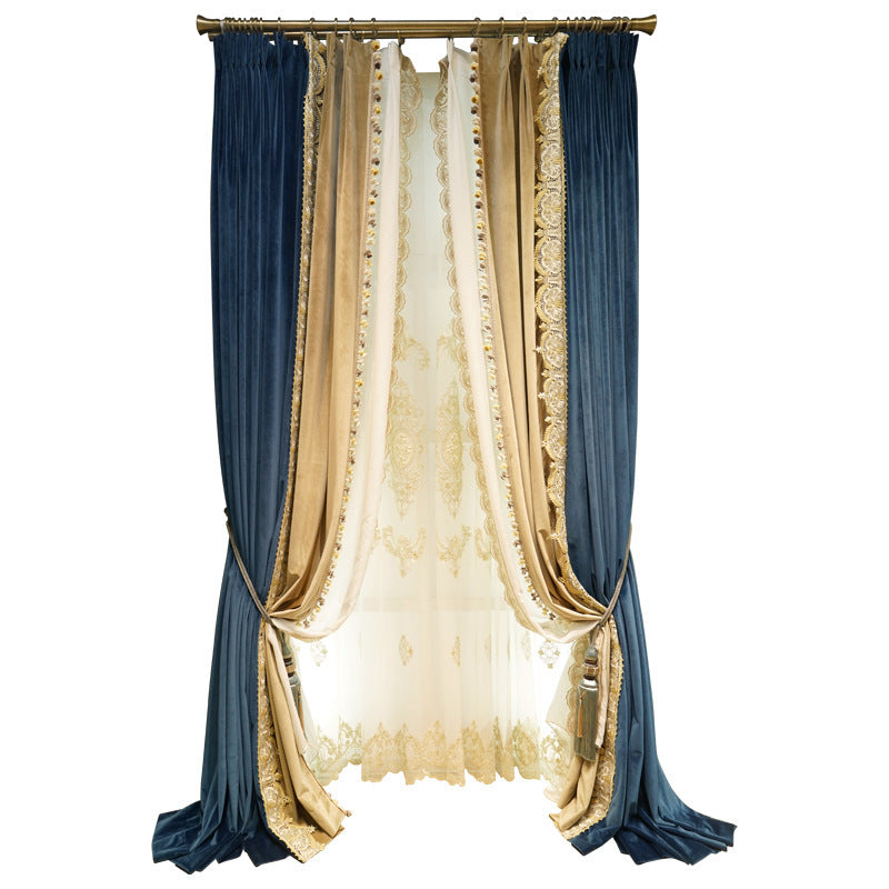 Water-soluble Embroidered Curtain