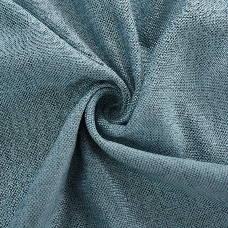 Solid chenille curtain high shading curtain