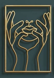 Metal Line Wall Decoration