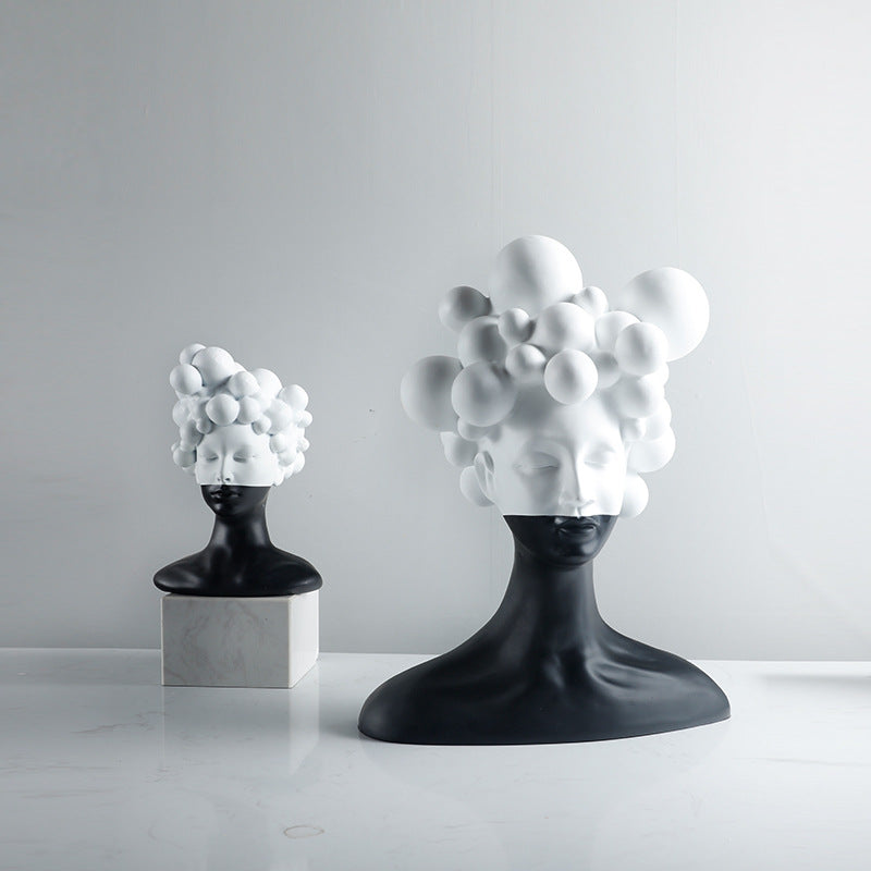 Abstract Woman Decorative Vase