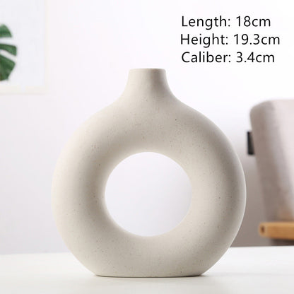 Ceramic Circular Vase