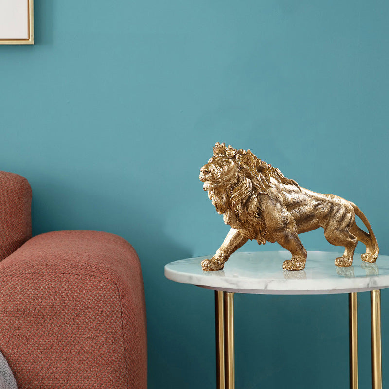 Modern Lion Decor Ornament