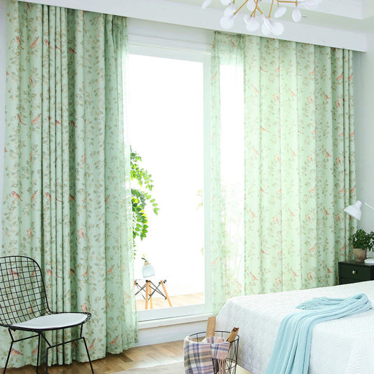 Korean Bay Window Balcony Mesh Curtains