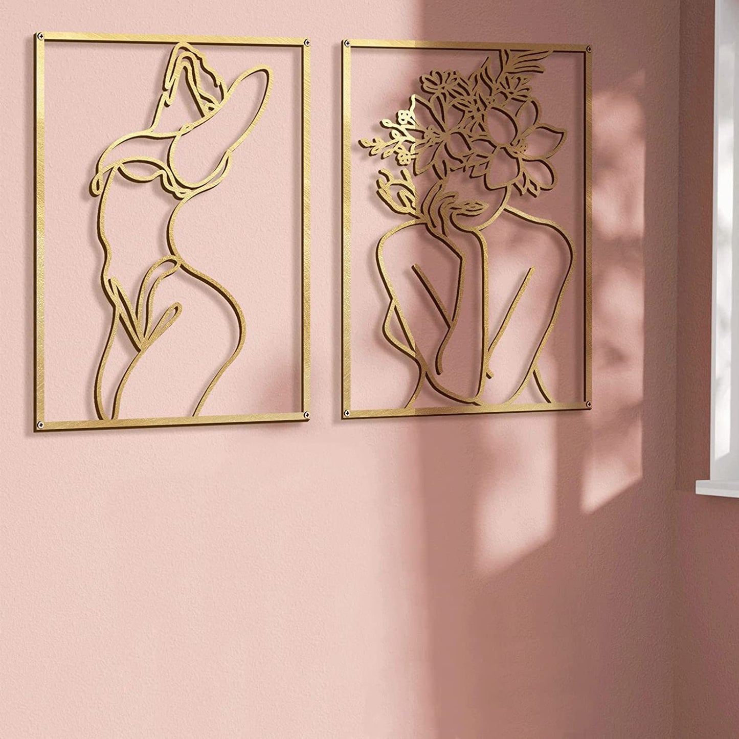 Metal Line Wall Decoration