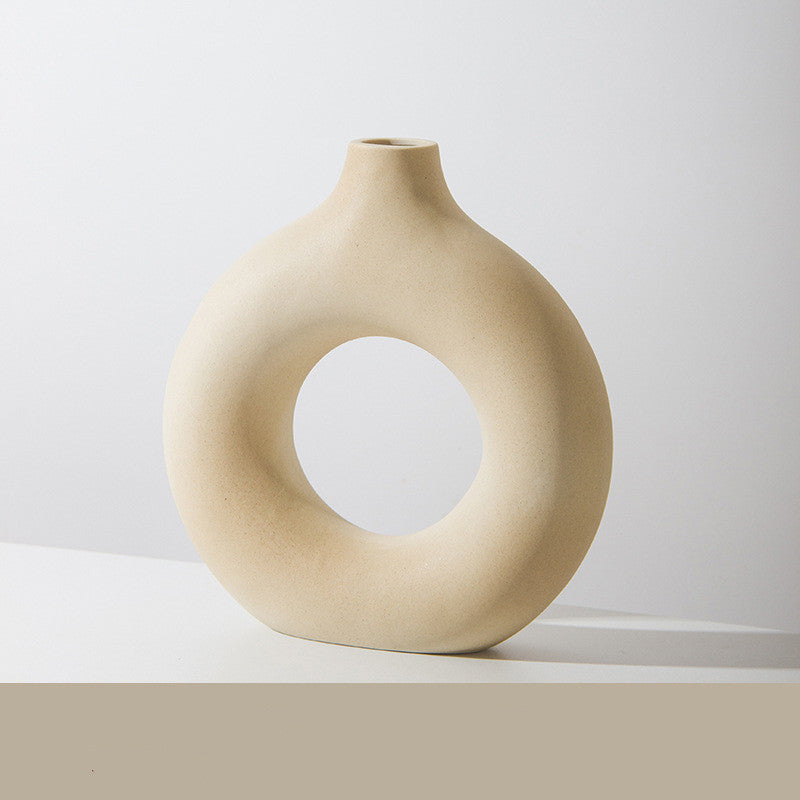 Ceramic Circular Vase