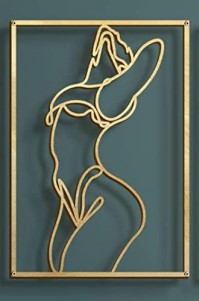 Metal Line Wall Decoration