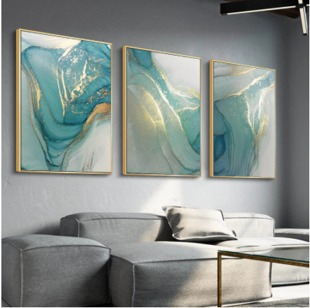 Abstract Liquid Wall Art