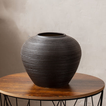 Modern Brown Ceramic Vase