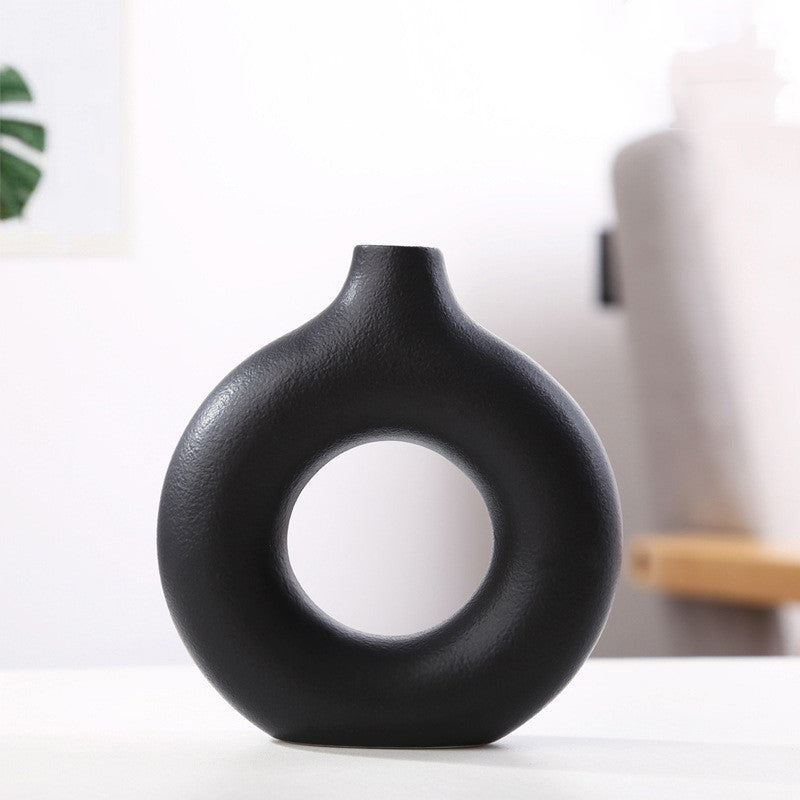 Ceramic Circular Vase