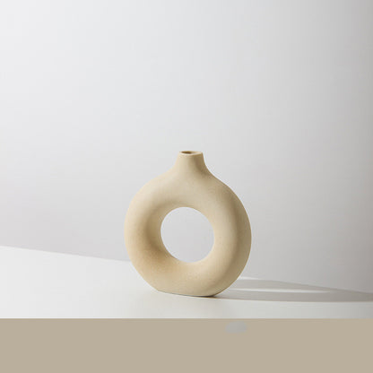 Ceramic Circular Vase