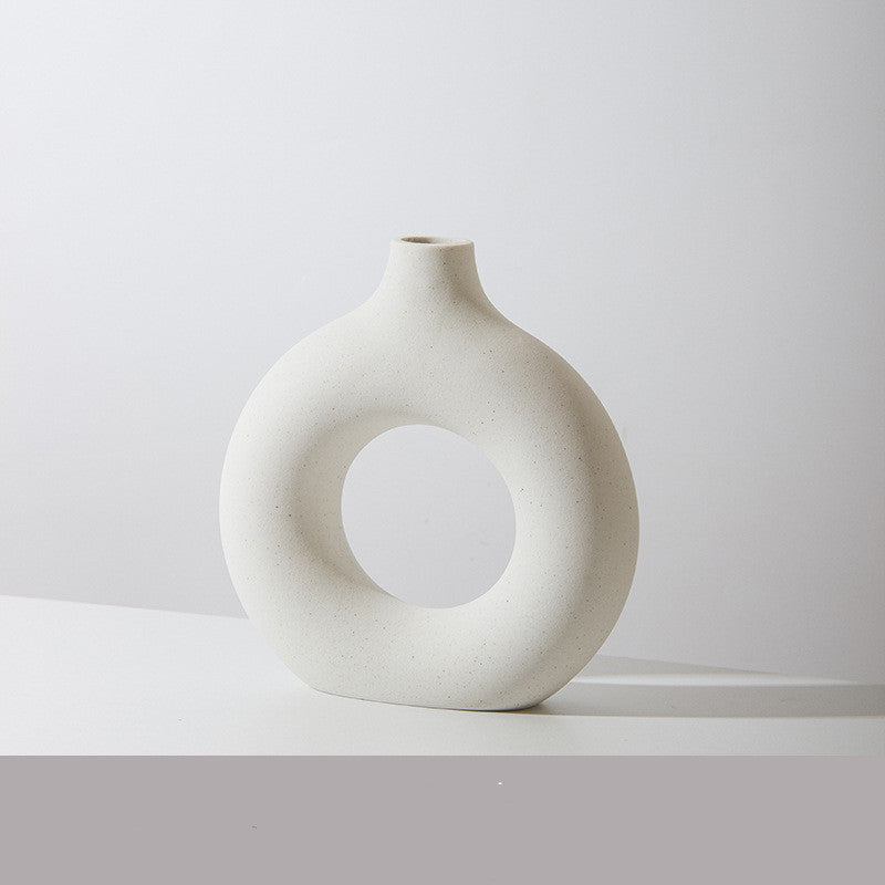 Ceramic Circular Vase