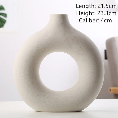 Ceramic Circular Vase