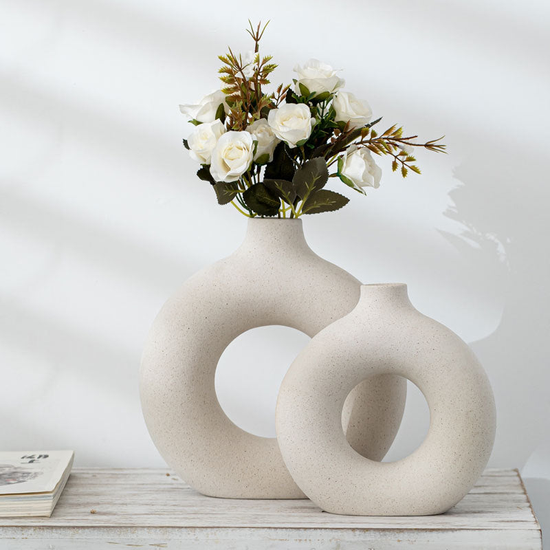 Ceramic Circular Vase