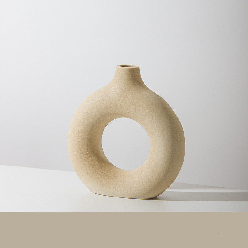 Ceramic Circular Vase