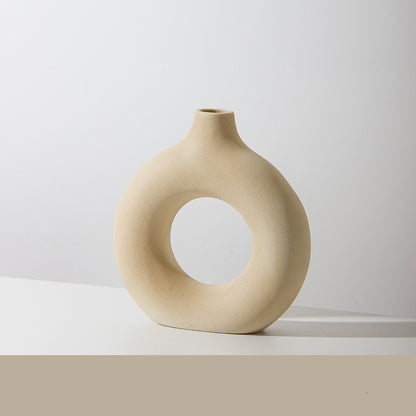 Ceramic Circular Vase