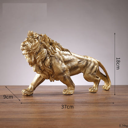 Modern Lion Decor Ornament