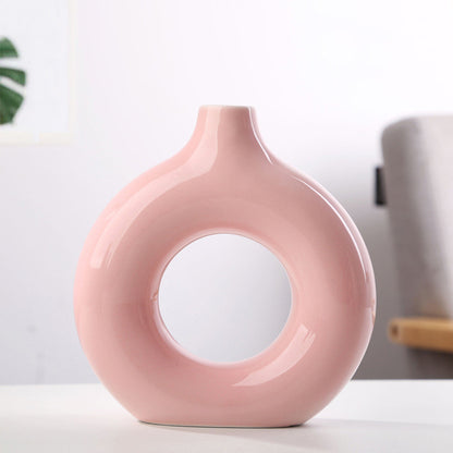 Ceramic Circular Vase